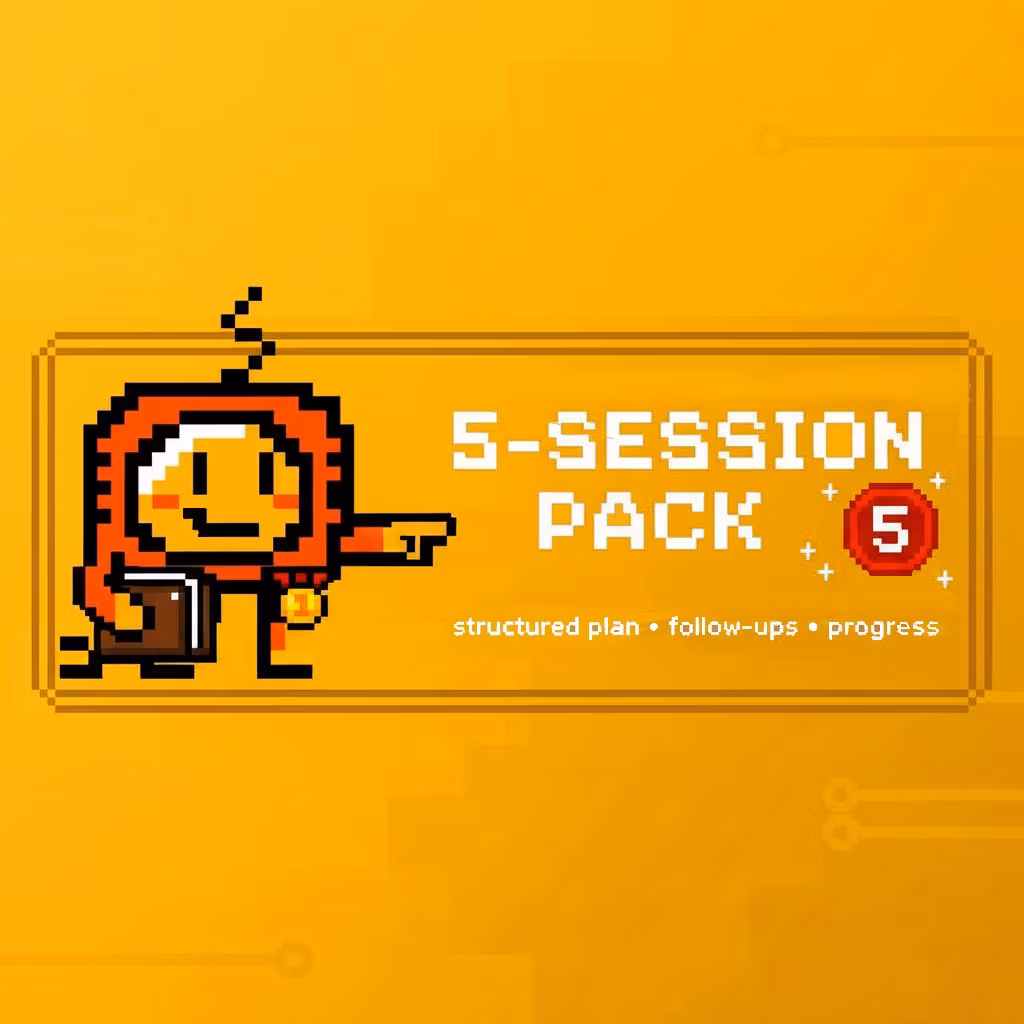 5-sessions pack (1-on-1)