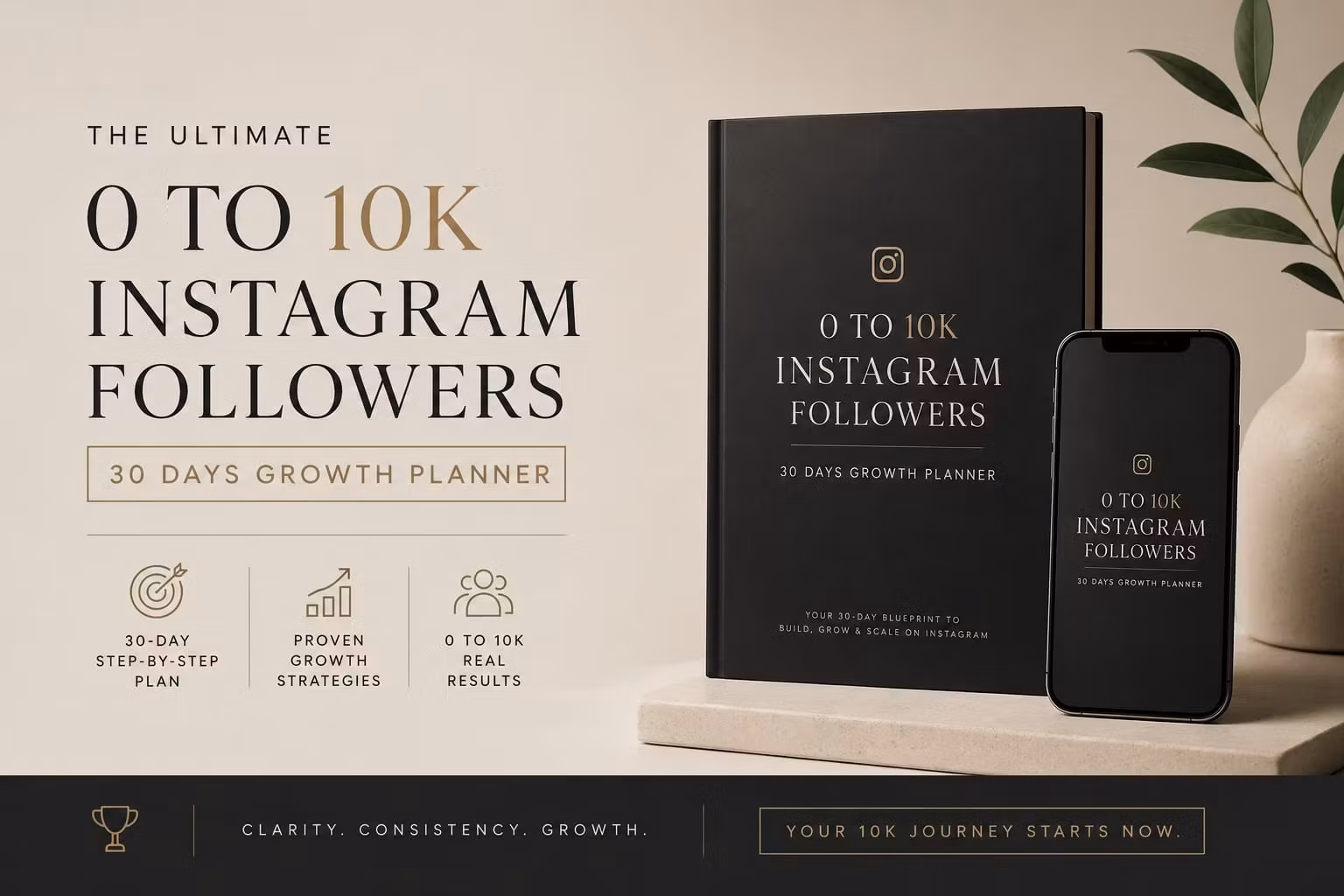 0 To 10k Instagram 30 days Growth Planner