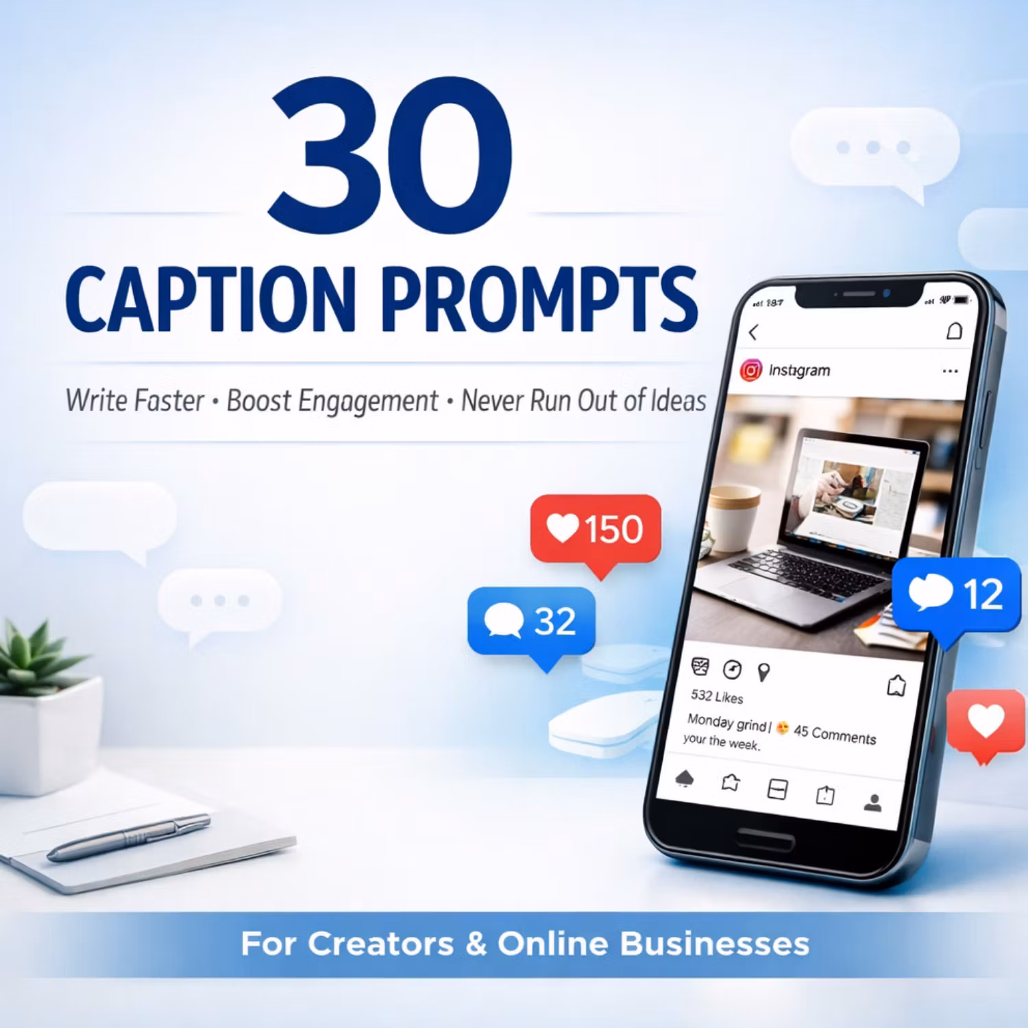 Scroll-Stopping Caption Kit