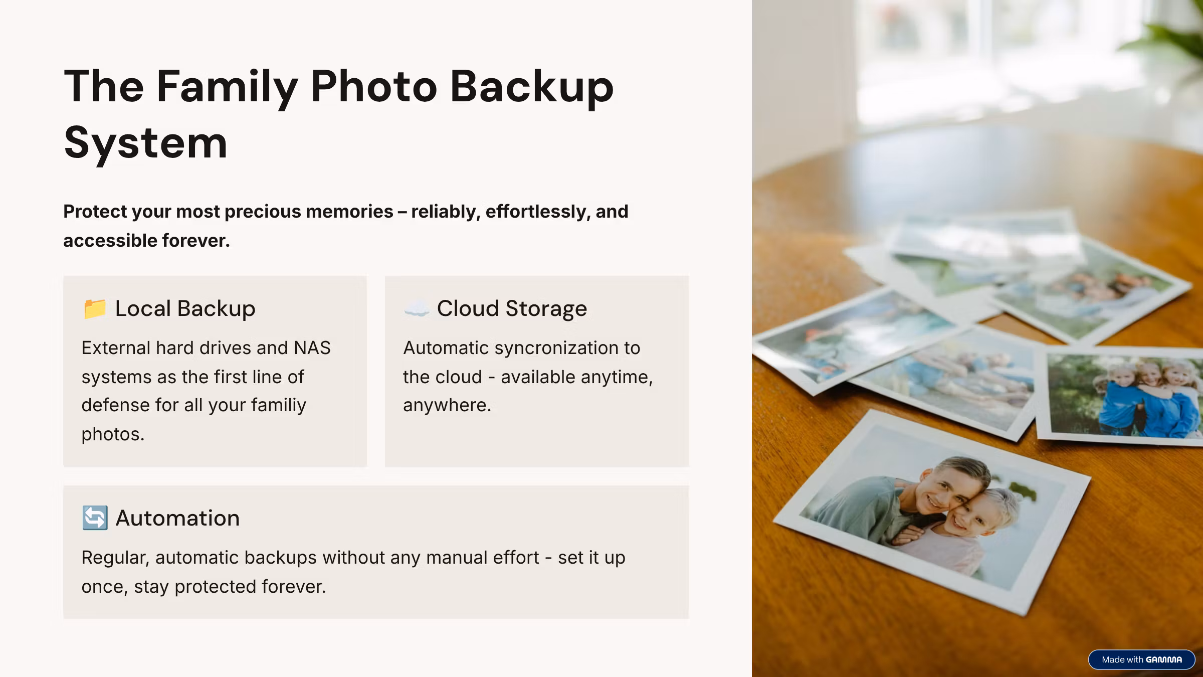 The Family Photo System