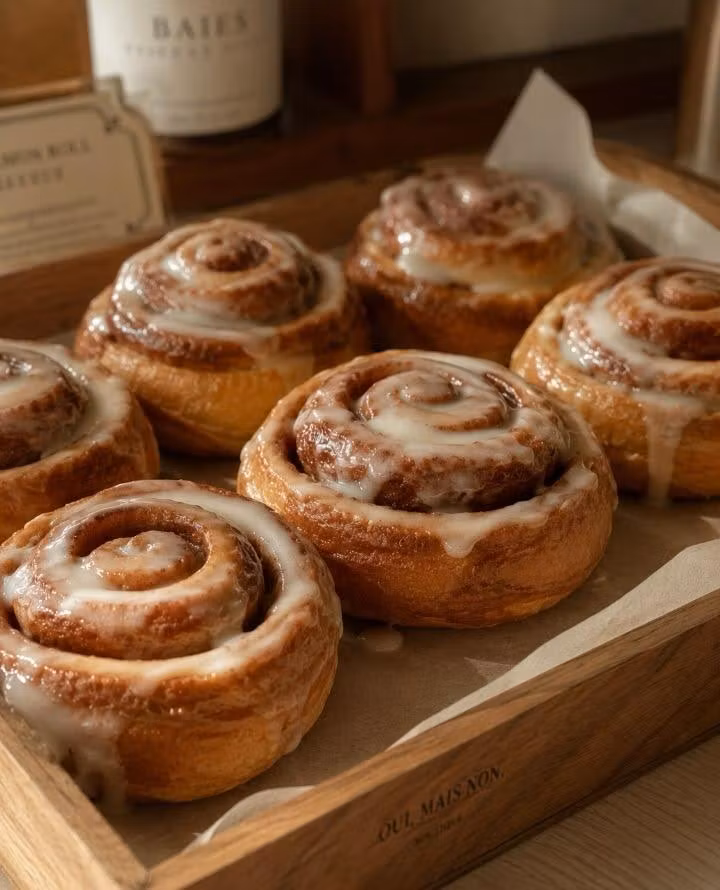 cinnamon rolls with safa