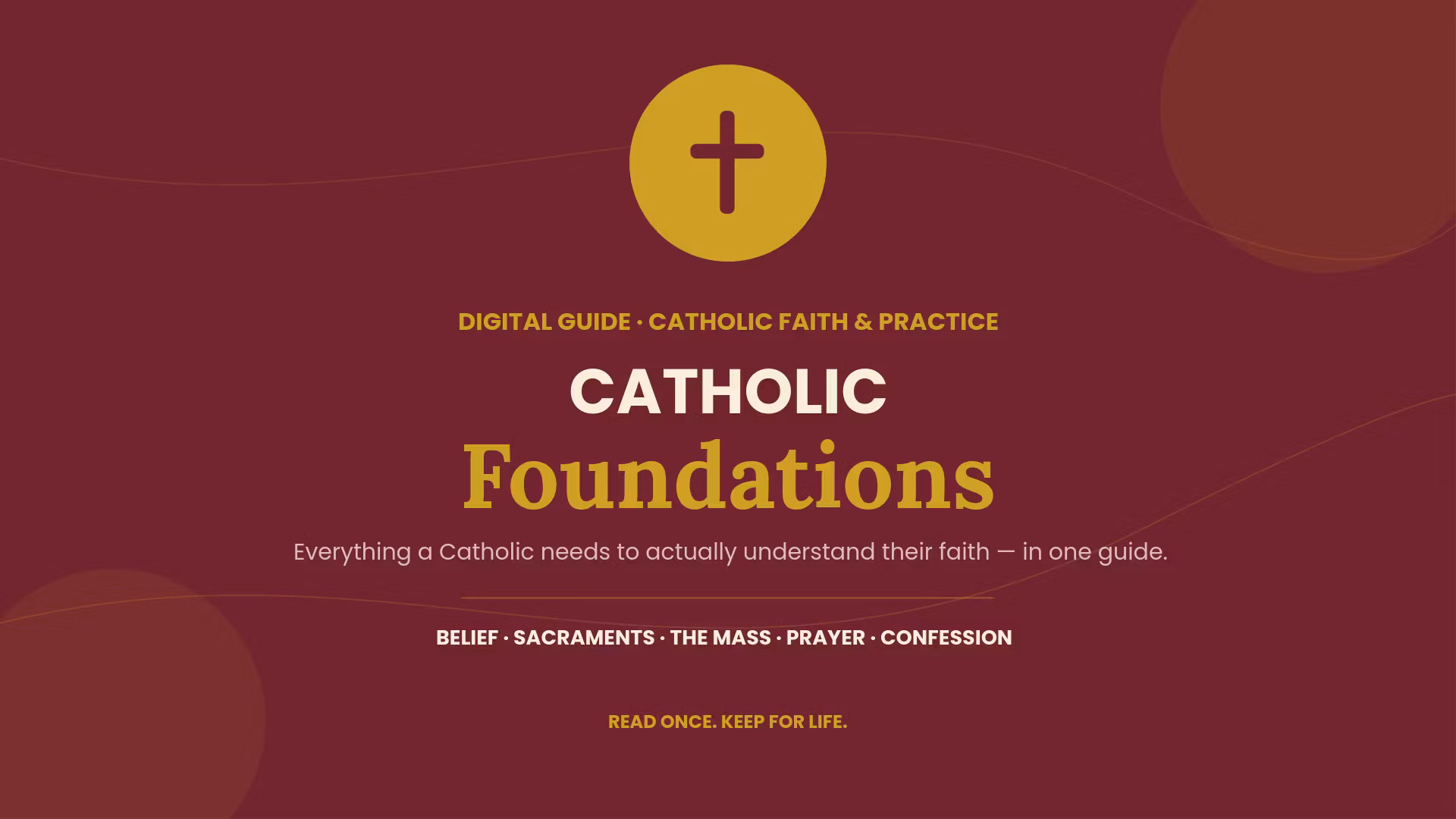 CATHOLIC FOUNDATION