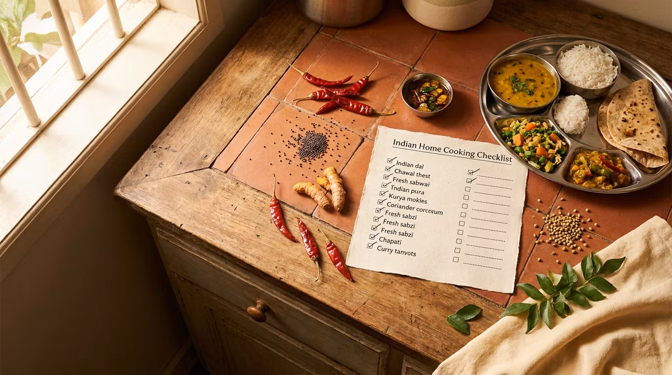 The Beginner Indian Kitchen Checklist