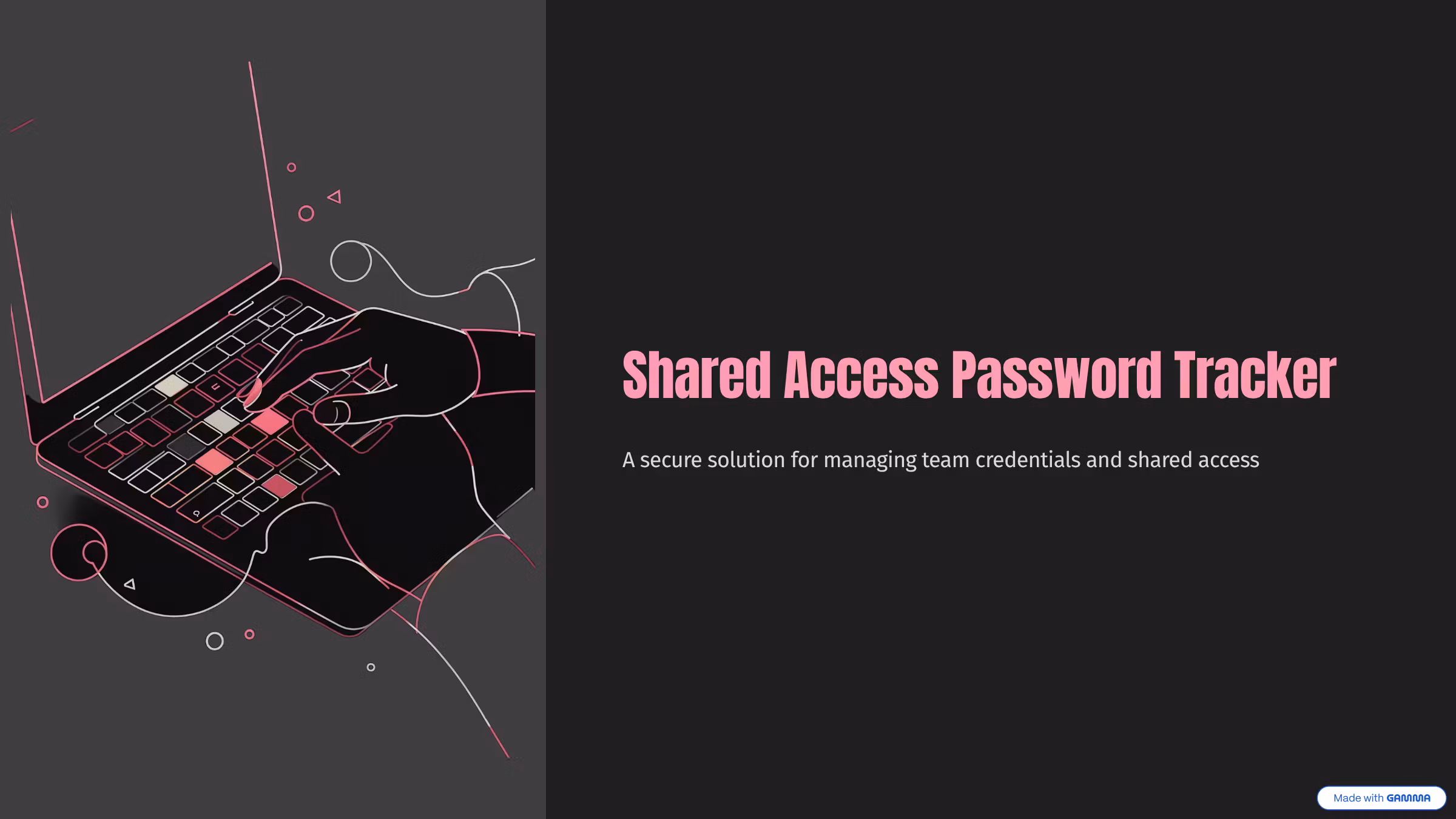 Shared Access Password Tracker