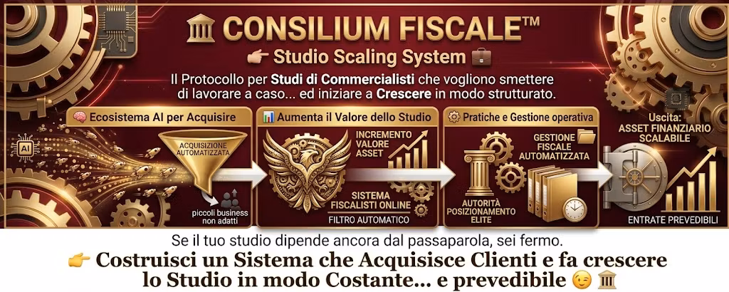 🏛️ Consilium Fiscale™ 👉🏻 Studio Scaling System 💼