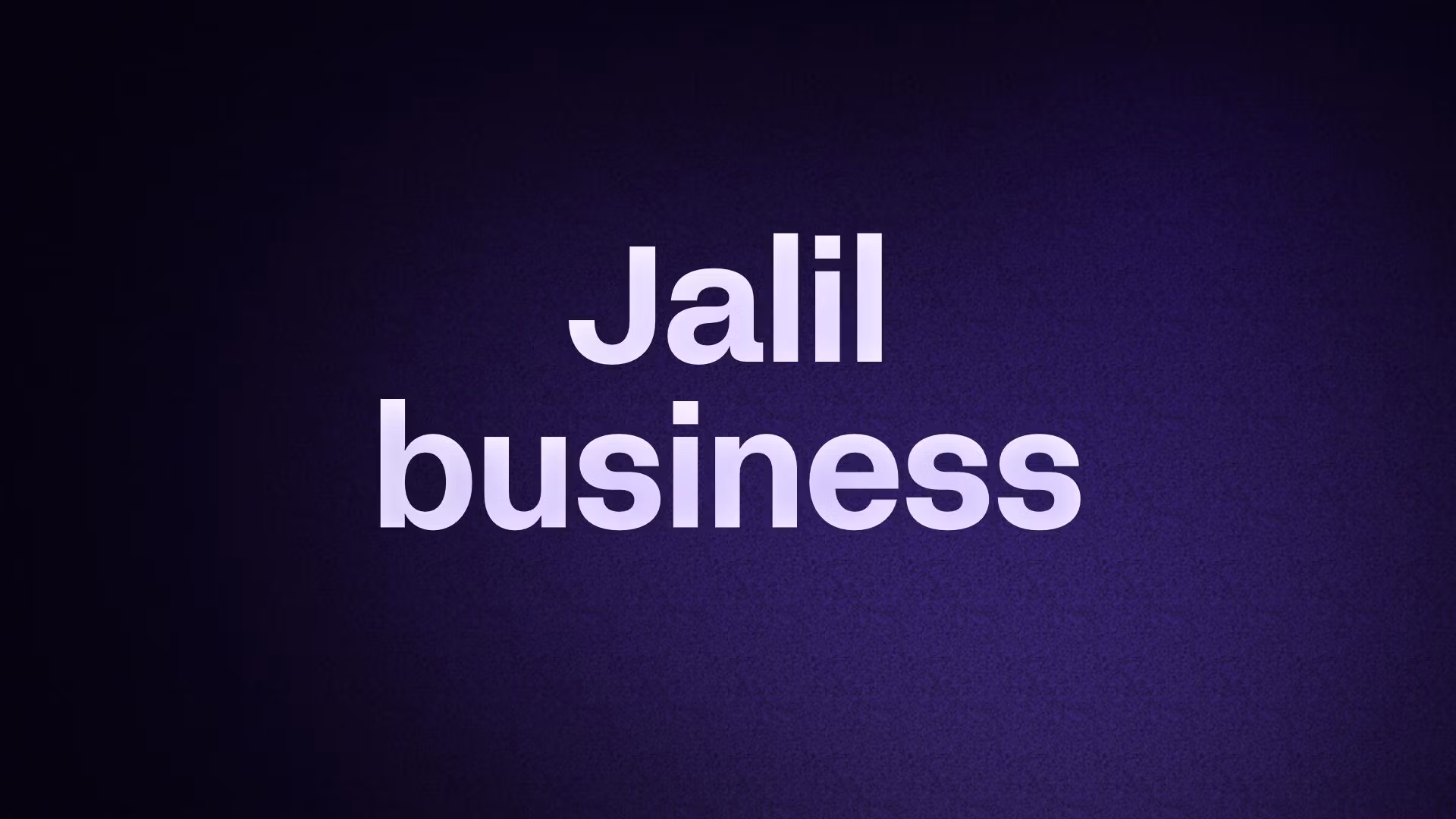 Jalil business