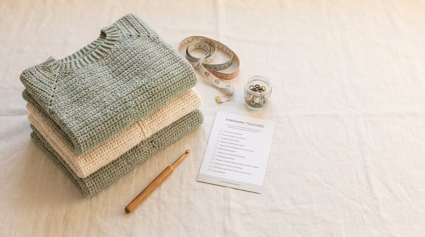 Finish Your First Crochet Sweater Without Mismatched Panels
