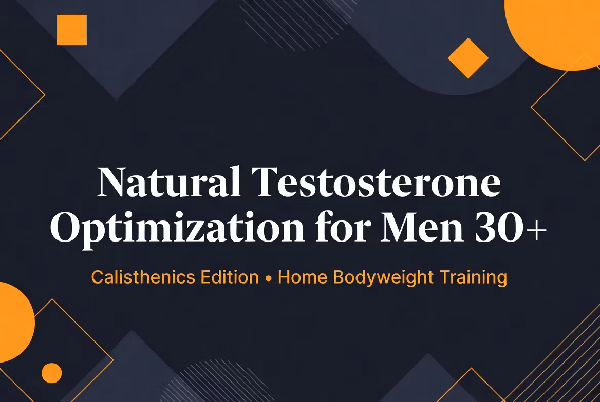 Natural Testosterone Boost for Men 30+