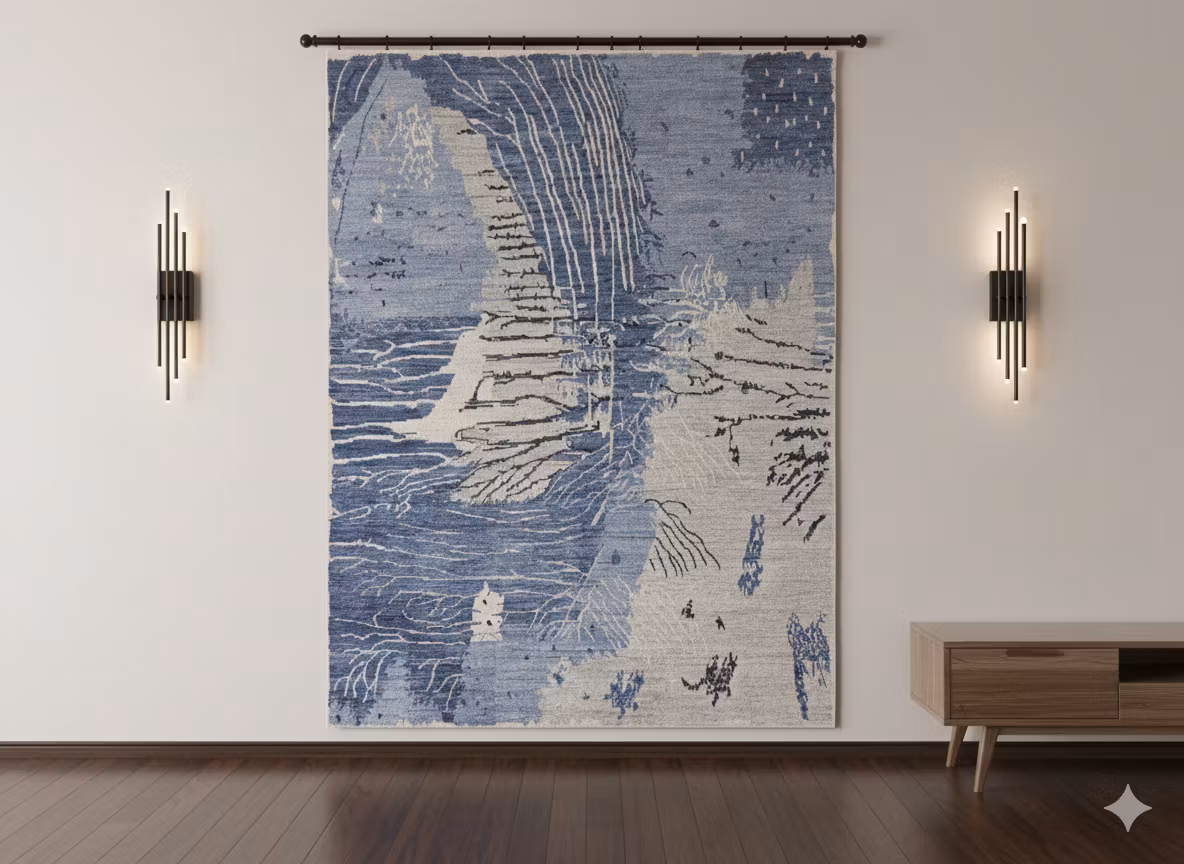 handmade rug with fine quality