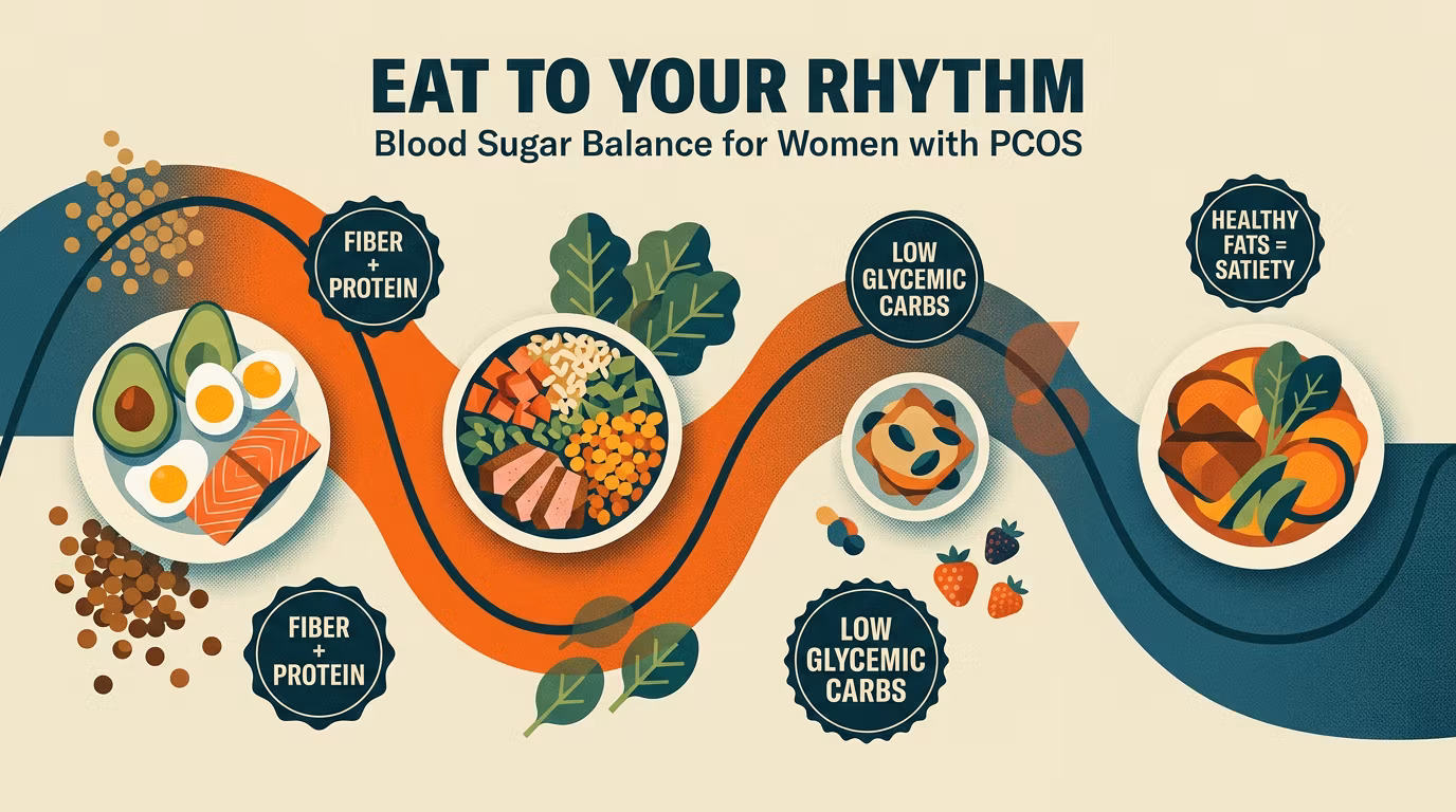 Women With PCOS Eating To Satisfaction Without Blood Sugar Swings