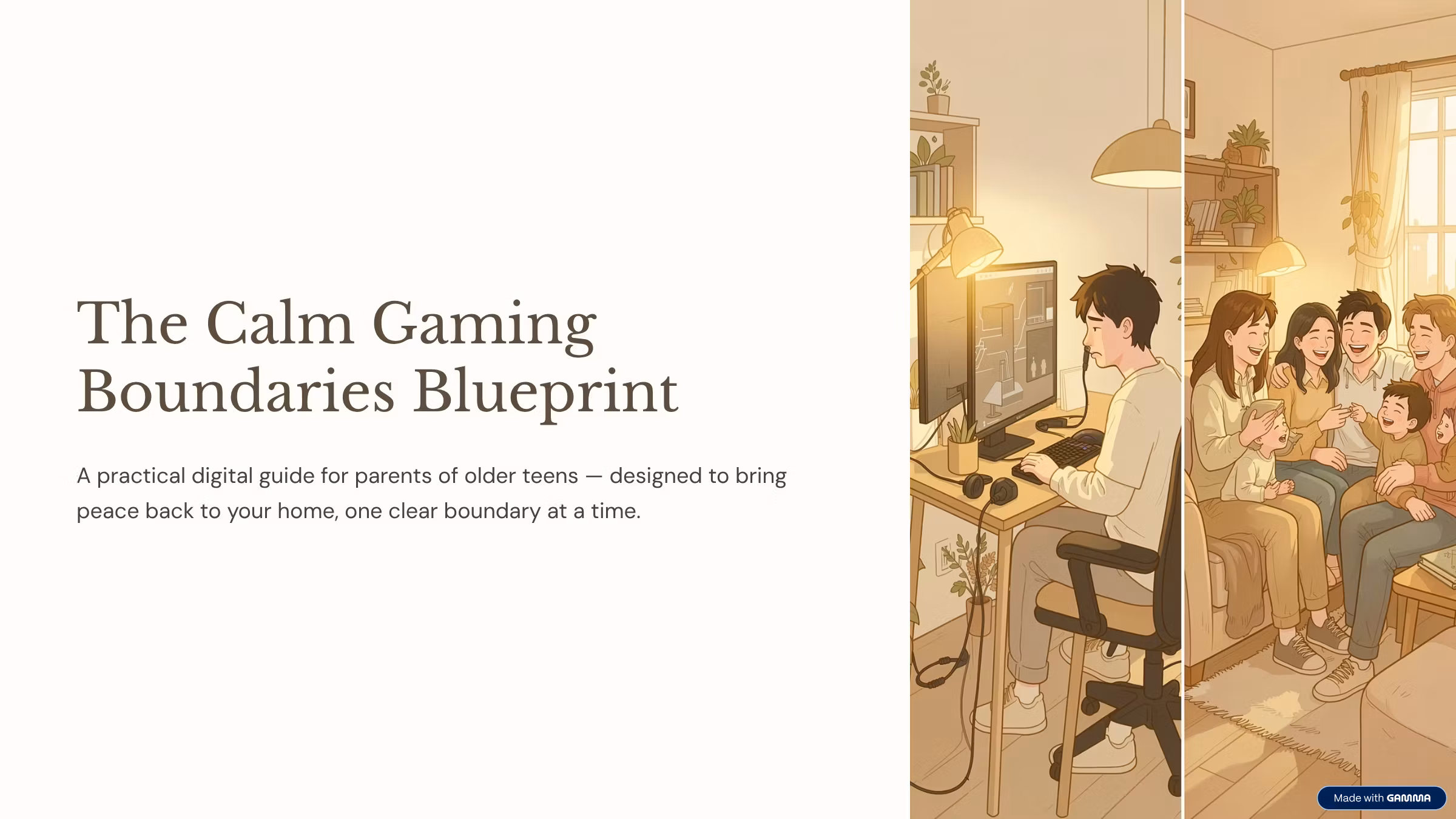 The Calm Gaming Boundaries Blueprint: The No-Drama Gaming Cutoff Checklist