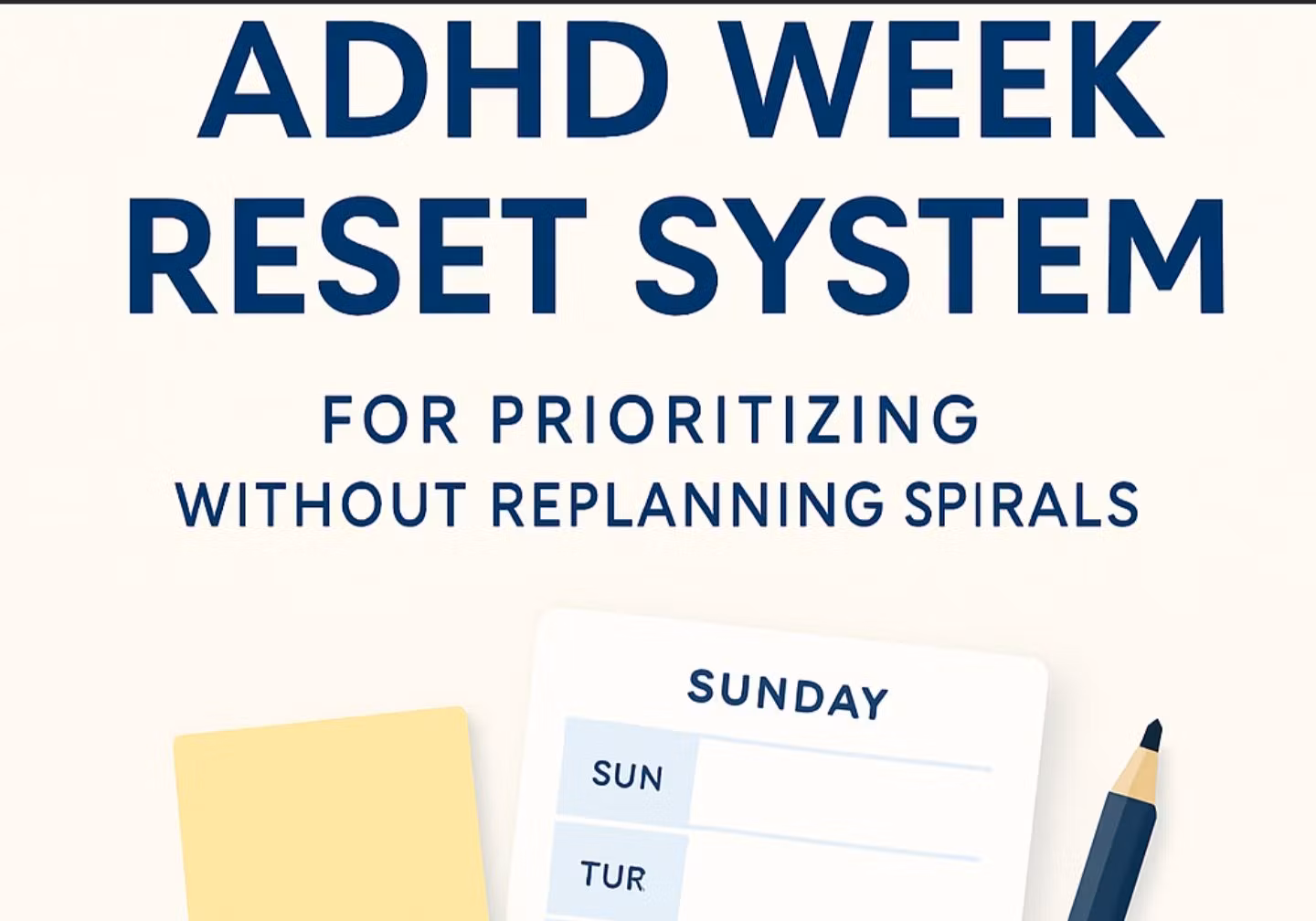 ADHD Adults Prioritizing Their Week