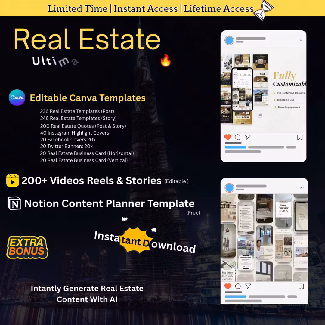 Real Estate Content Pack