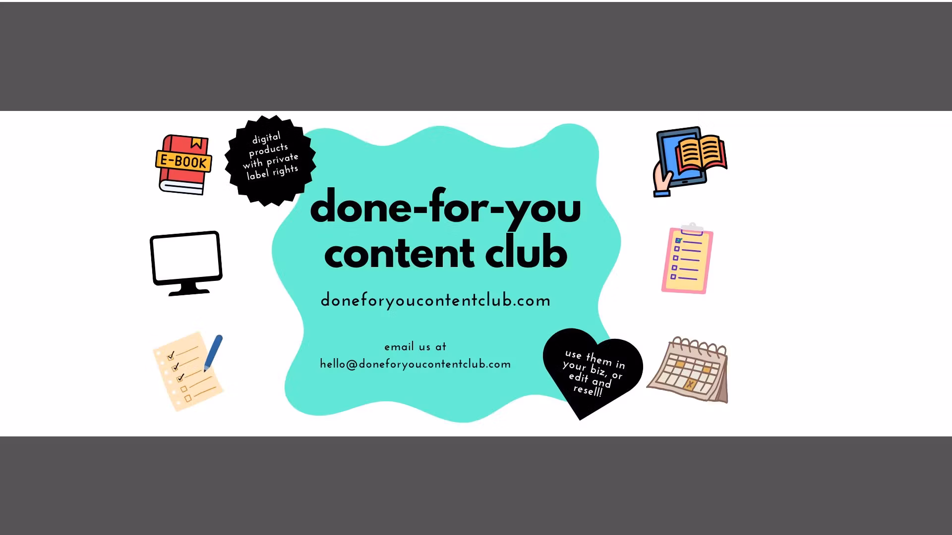Done for You Content Club