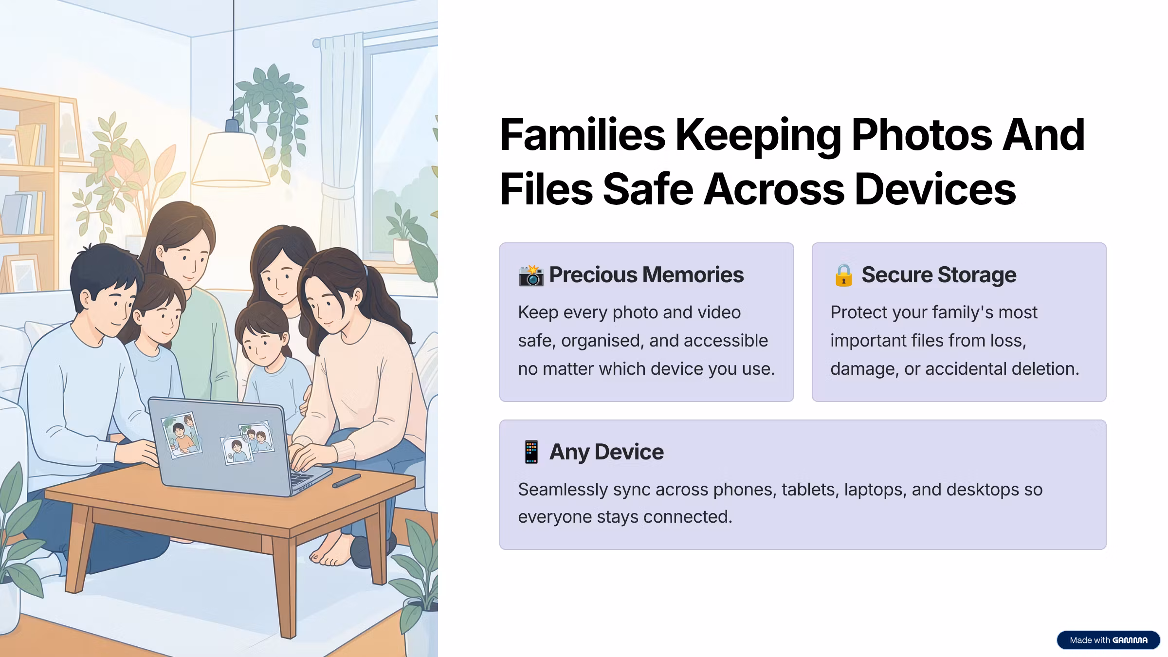 Families Keeping Photos And Files Safe Across Devices