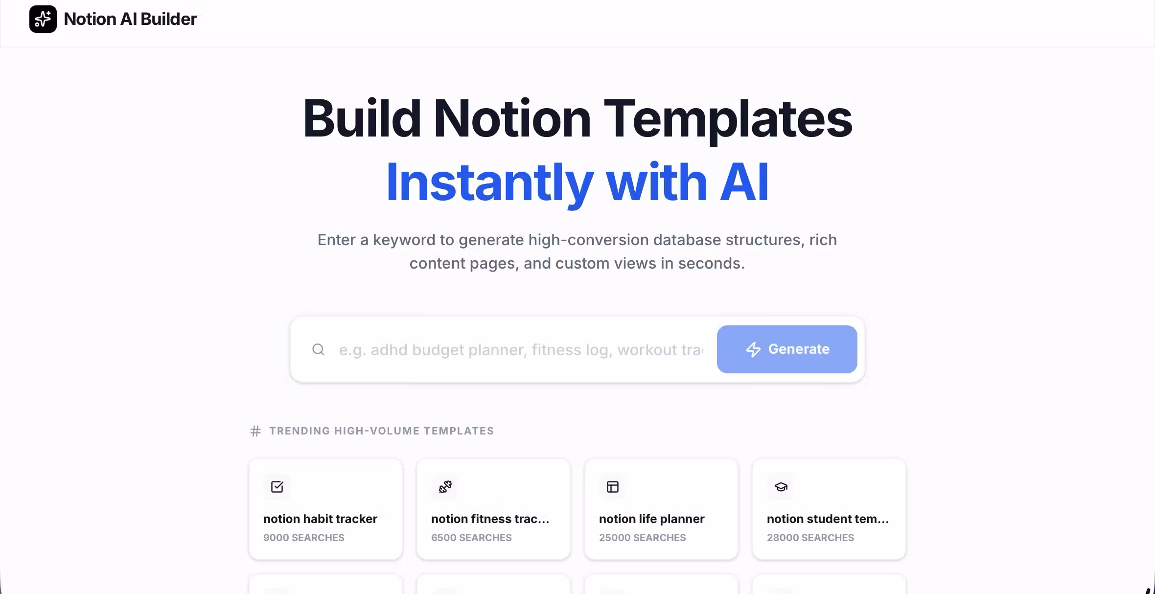 Notion AI Builder