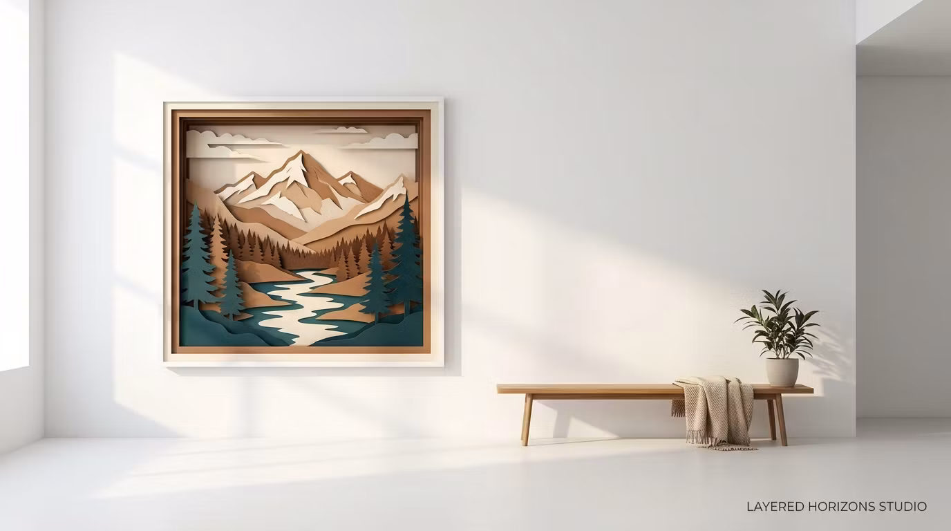 Custom Layered 3D Art