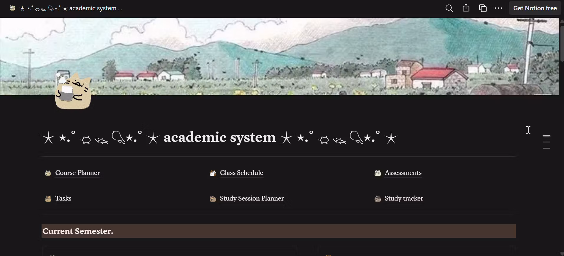 Academic System | Notion
