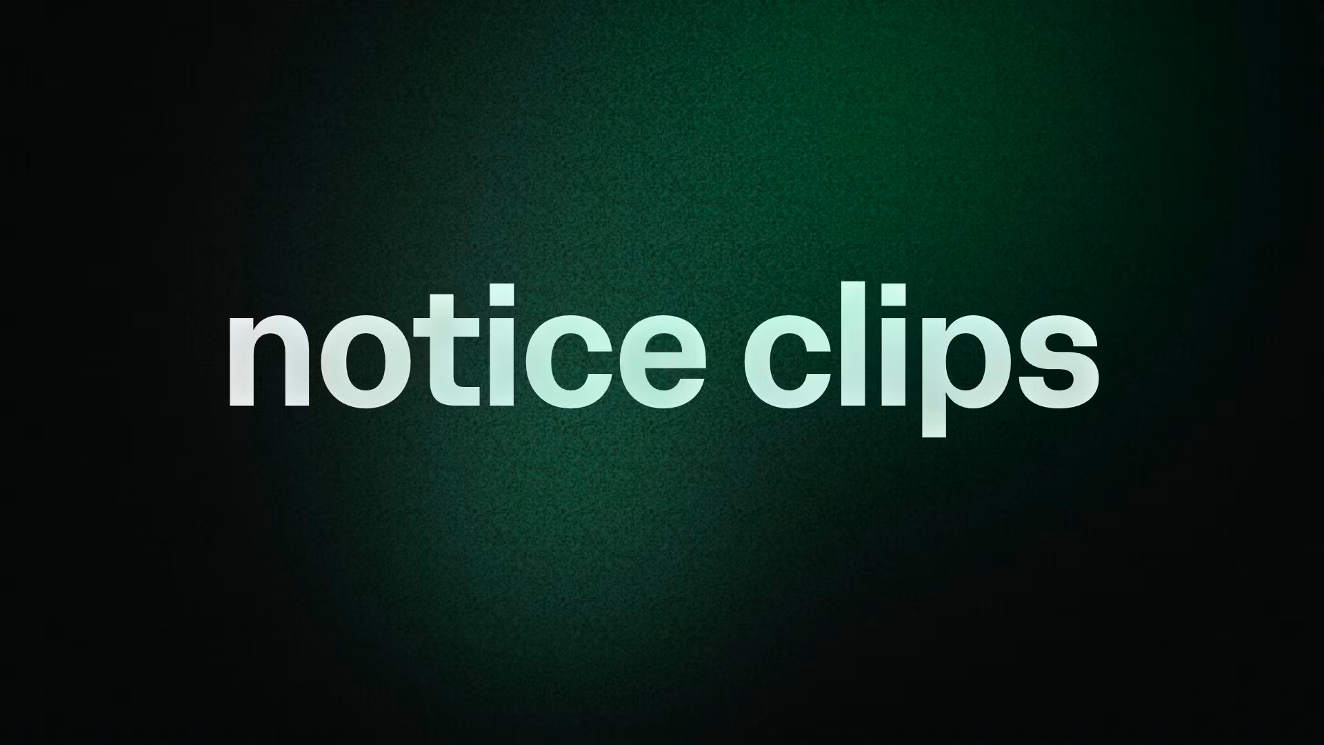 notice clips