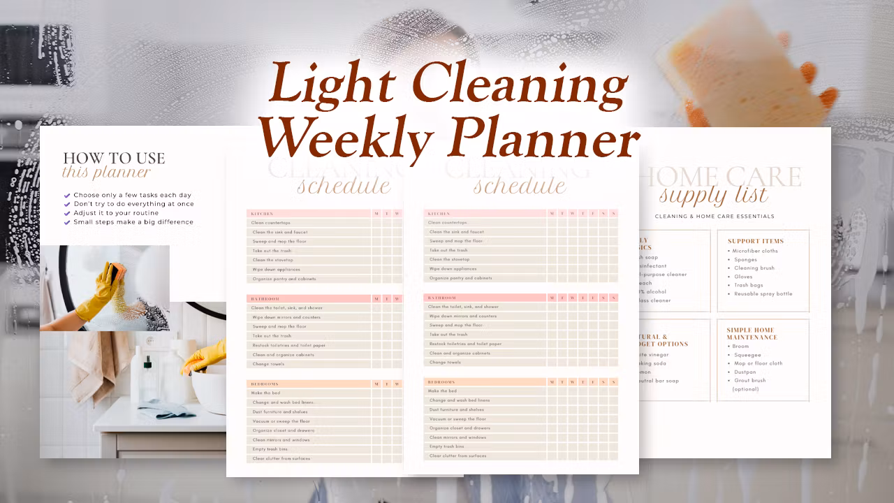 Cleaning Planner