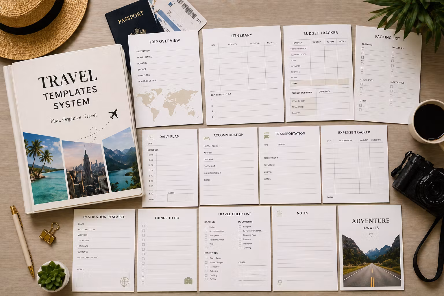 Travel Templates 