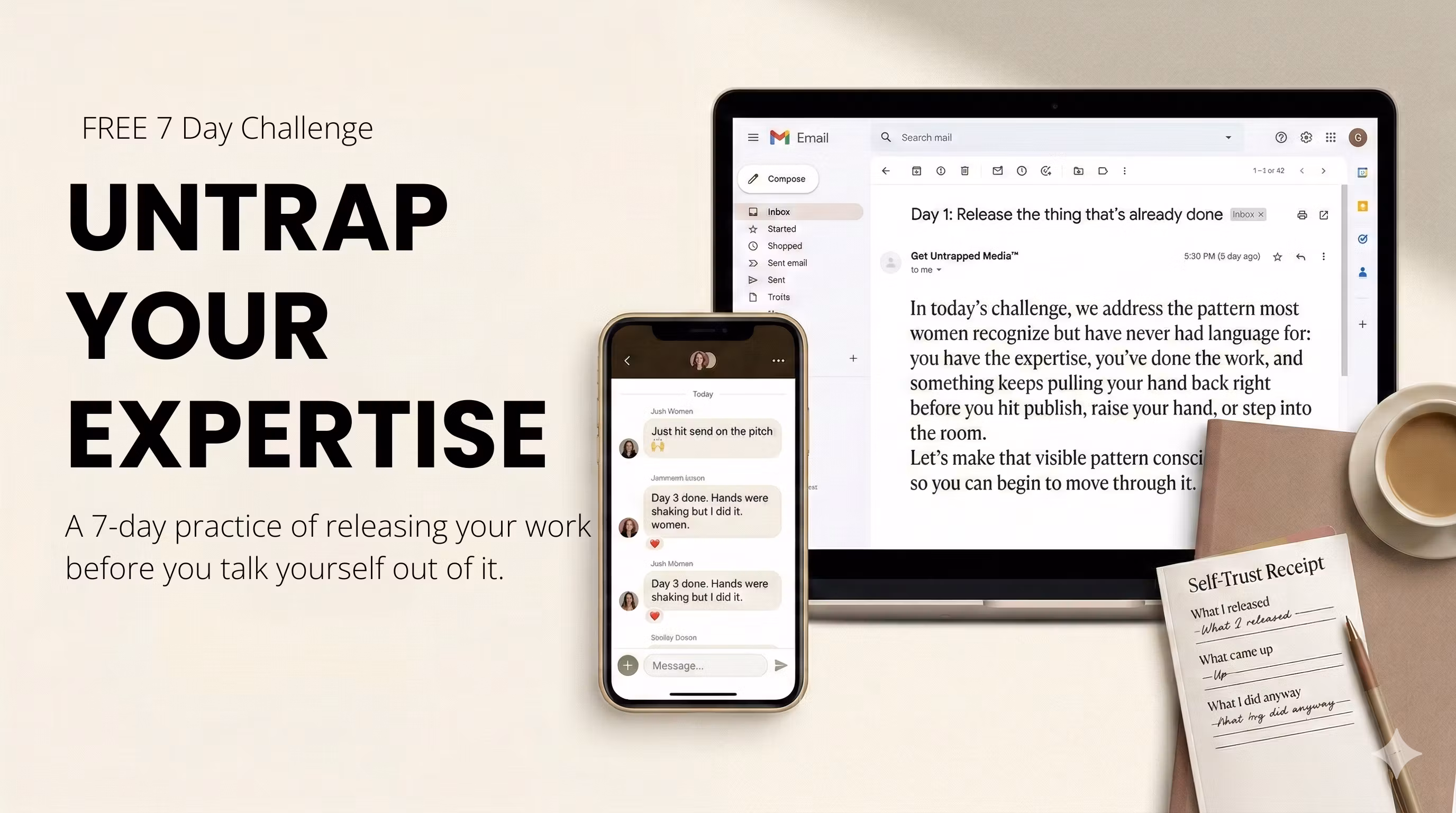 Untrap Your Expertise 7-Day Challenge