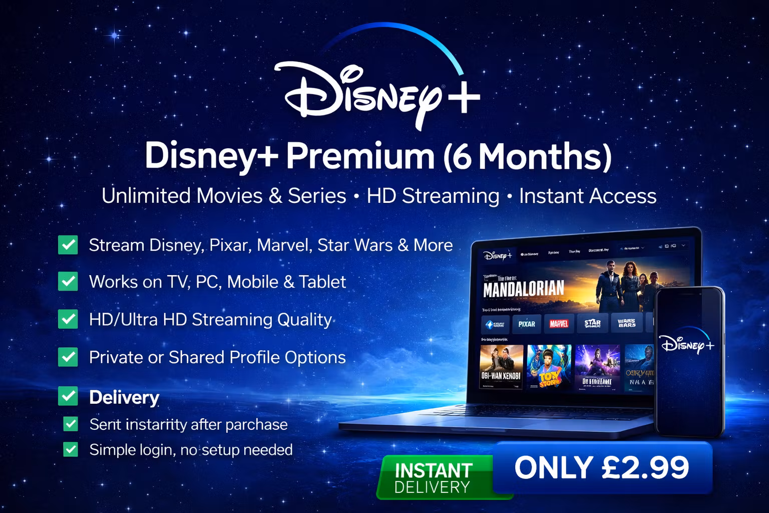 Disney+ Premium (6 Months)