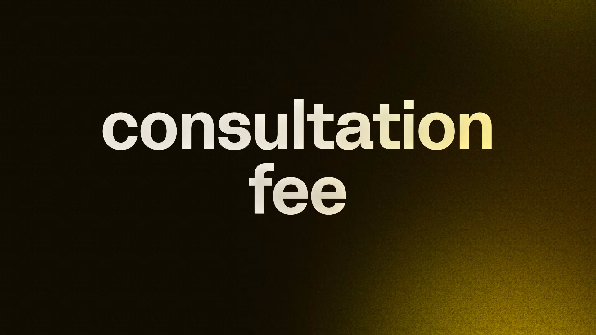 consultation fee 