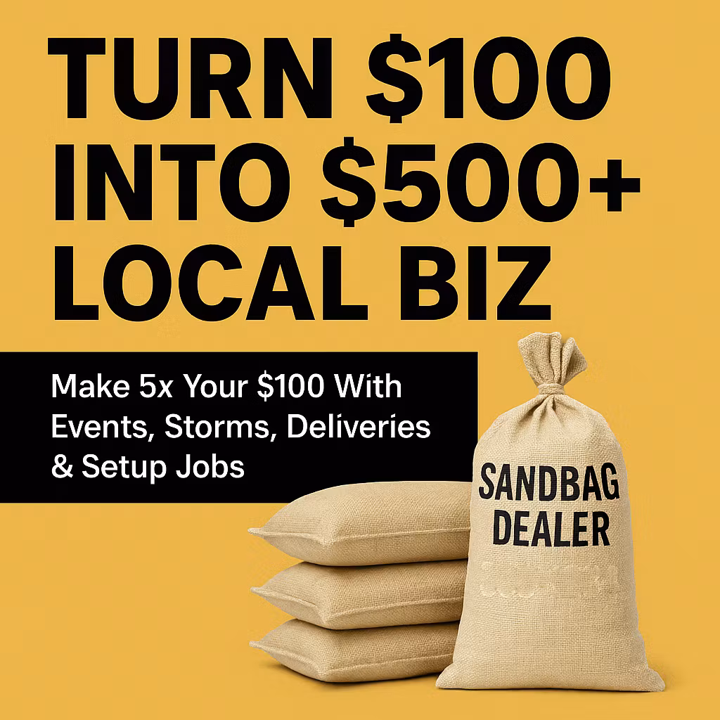 Turn $100 Into $500+ Local Business