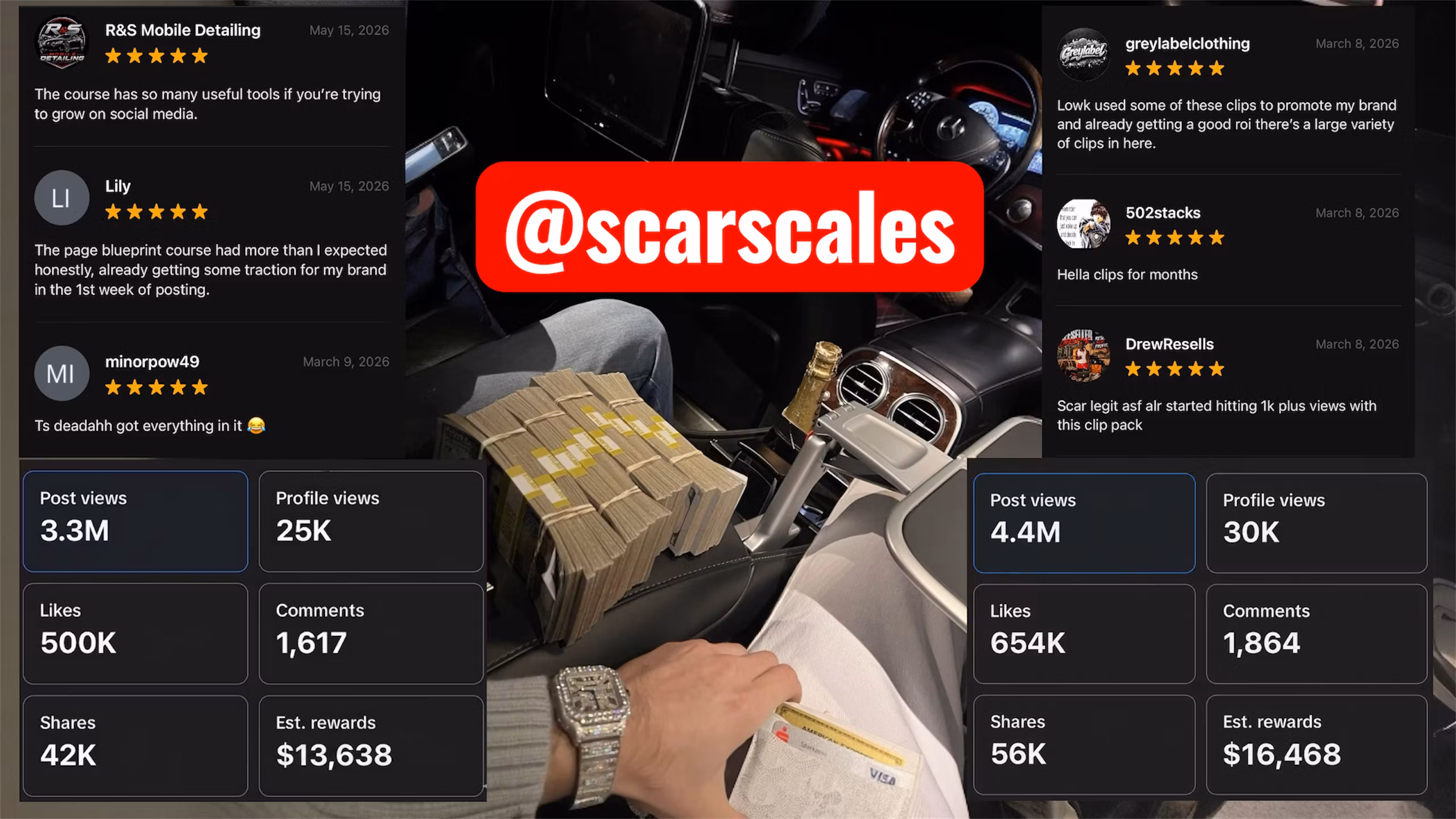 ScarScales Viral Page Blueprint & 30,000+ 4K Clip Pack