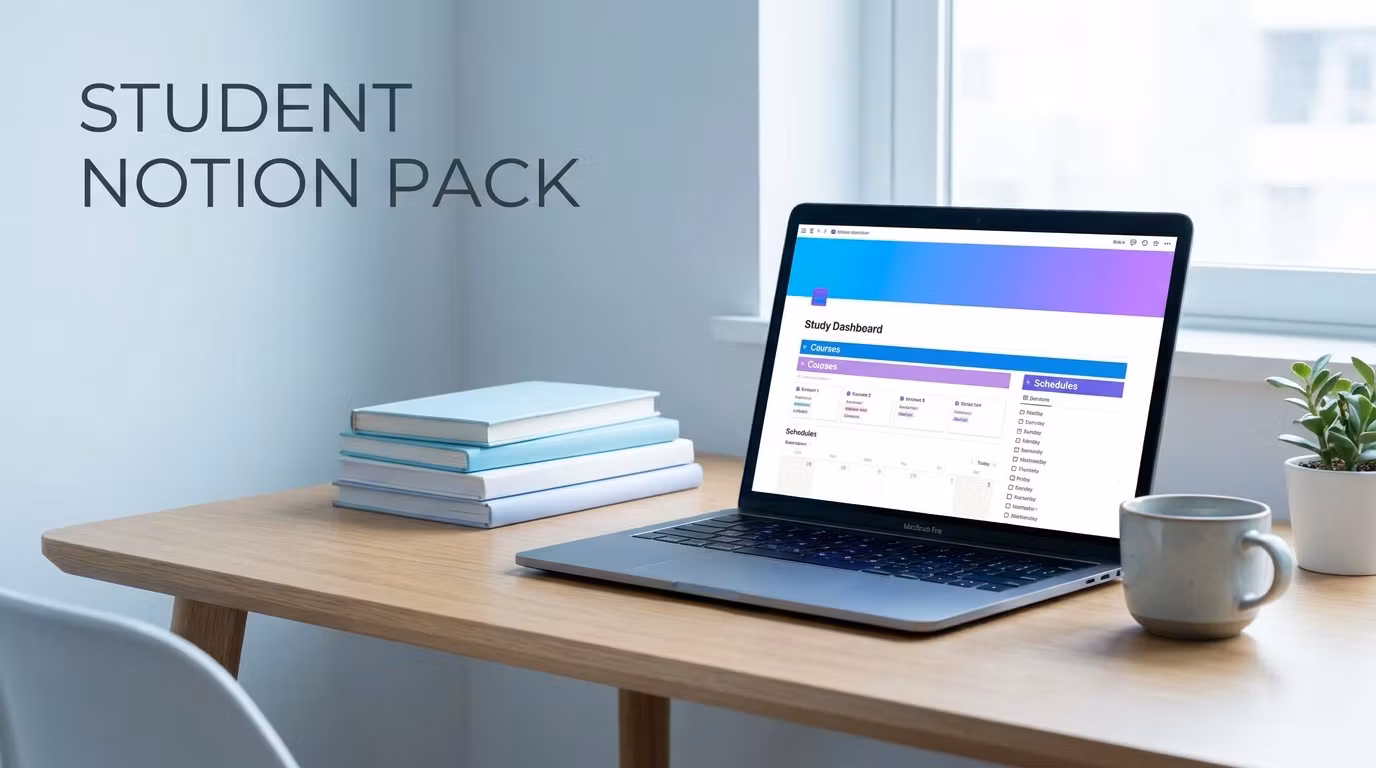 Student Notion Template Pack