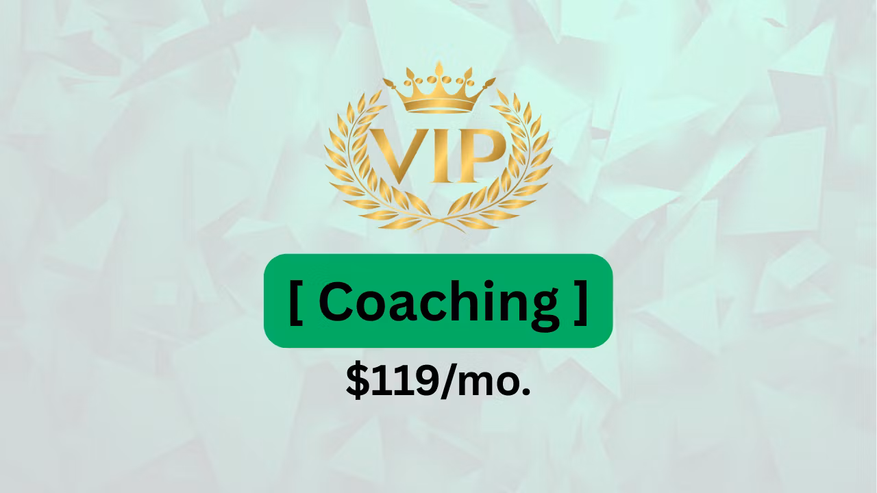Coaching - Monthly $119