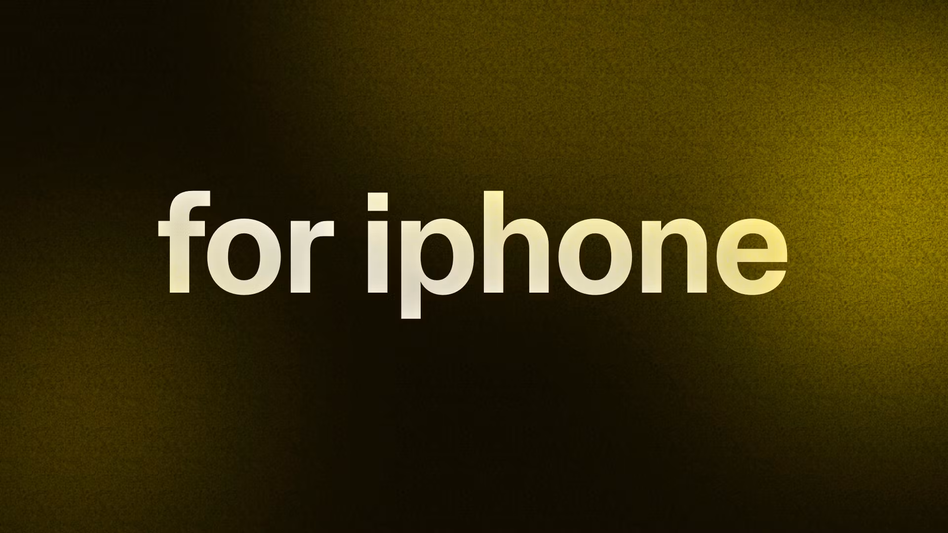 for iphone