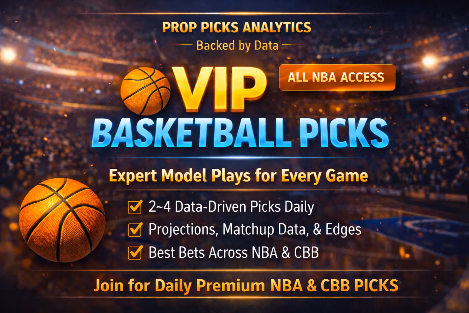 Prop Picks Analytics - Basketball Picks