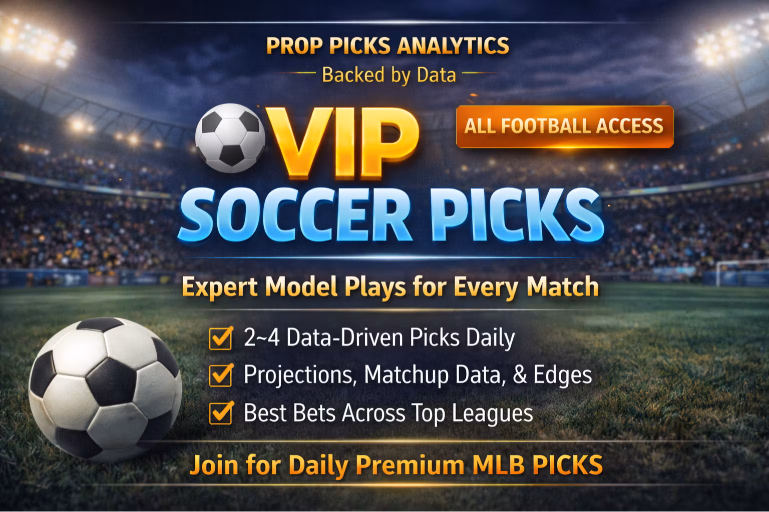 Prop Picks Analytics - Soccer Picks