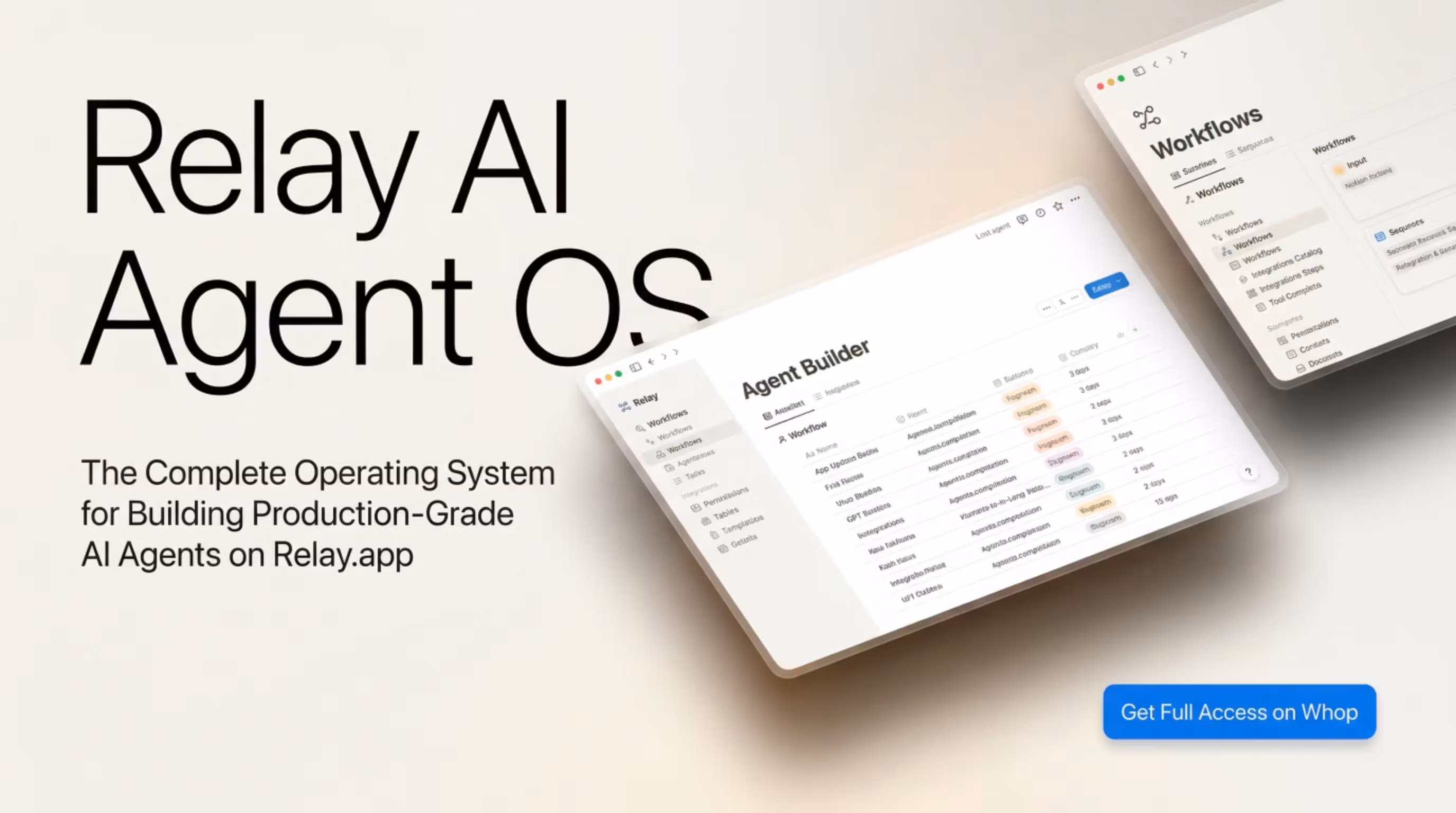 👾Relay AI Agent Dev System