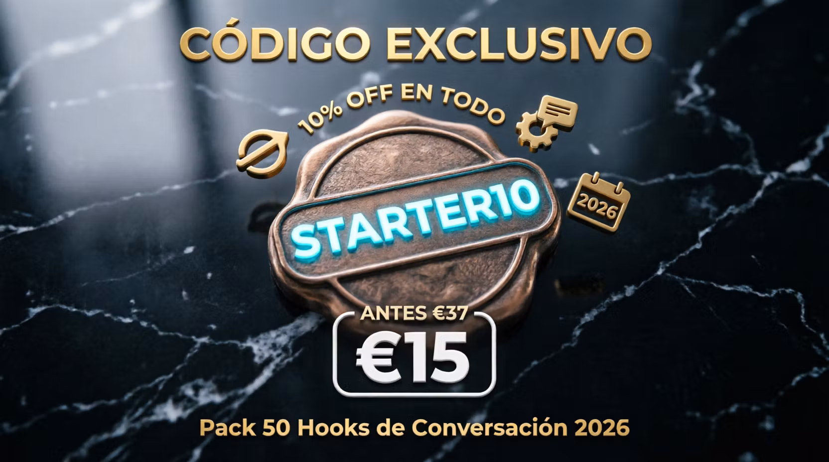Pack 50 Hooks de Conversión 2026 