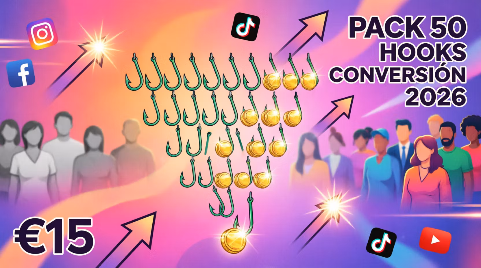 Pack 50 Hooks de Conversión 2026 
