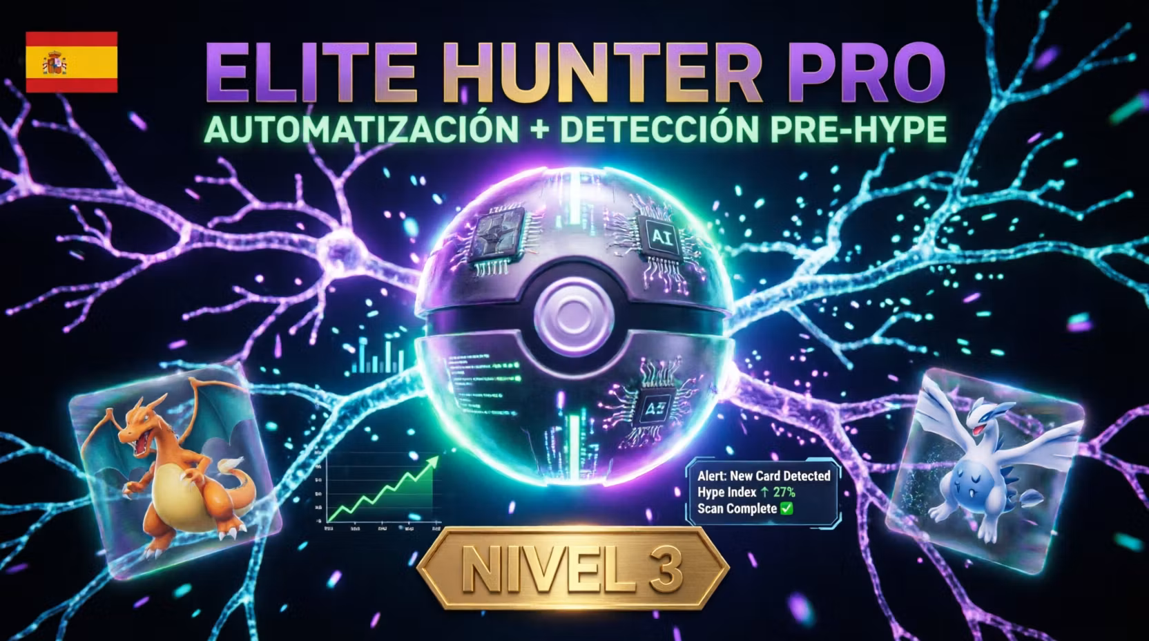 🔮 Elite Hunter Pro: Automatización y Detección Pre-Hype - Nivel 3 🇪🇸