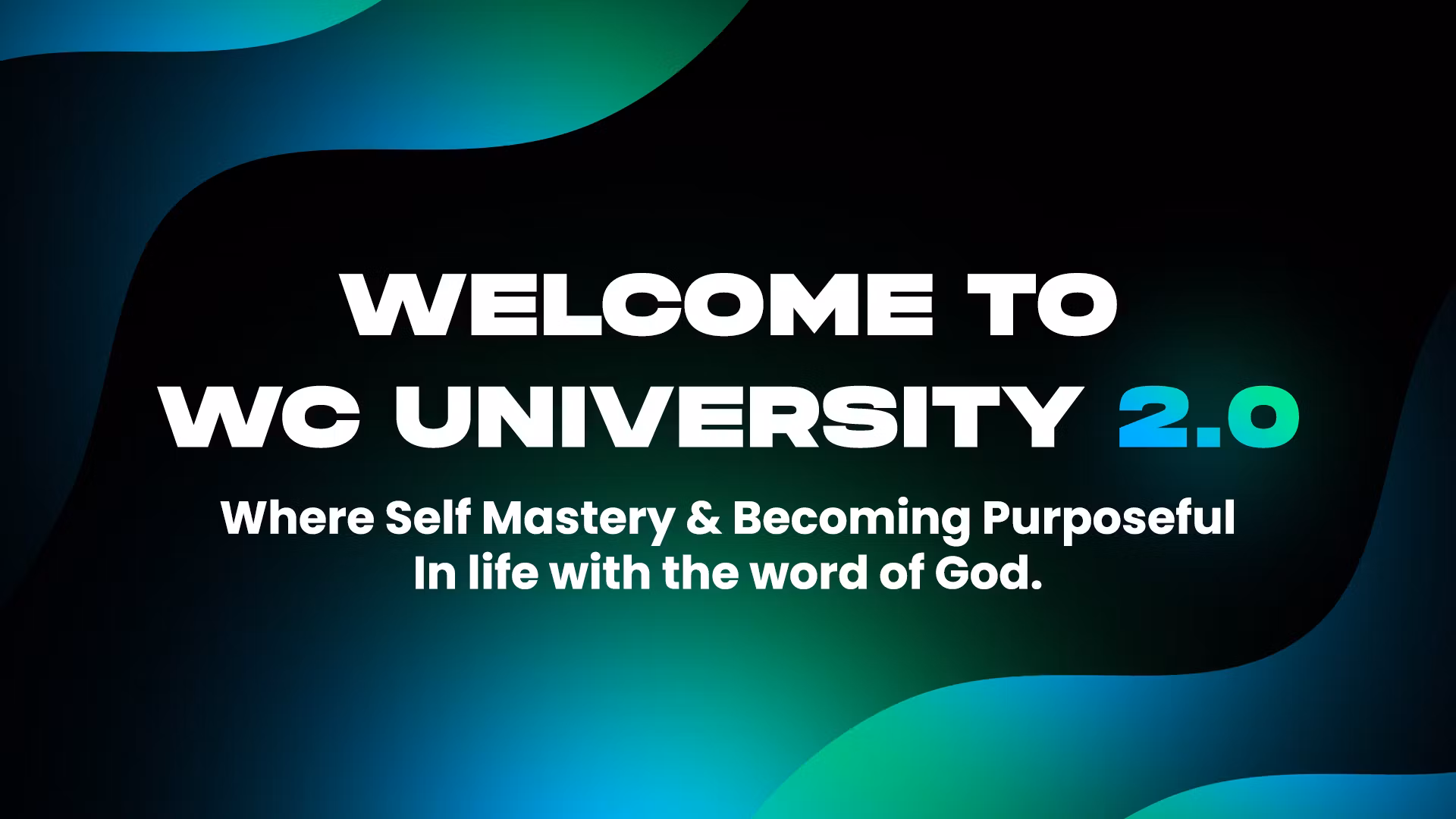 WC University 2.0!