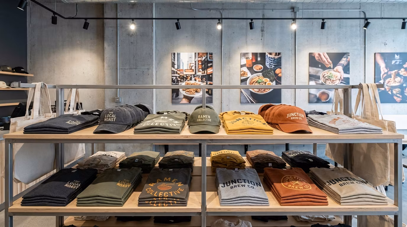 Lanzar y Vender Merch en la Industria F&B