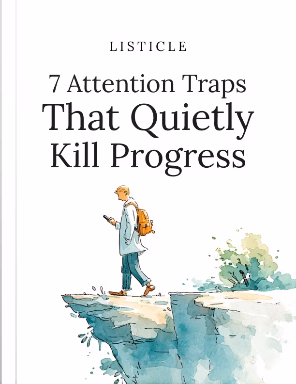7 Traps that Kill Progress