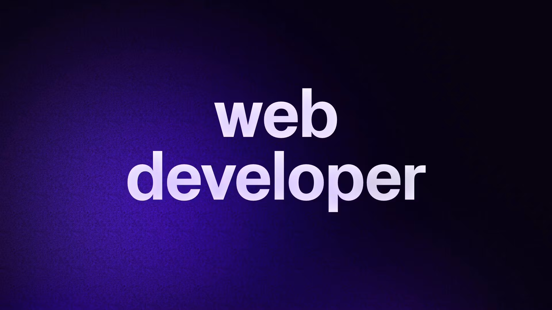 web developer 