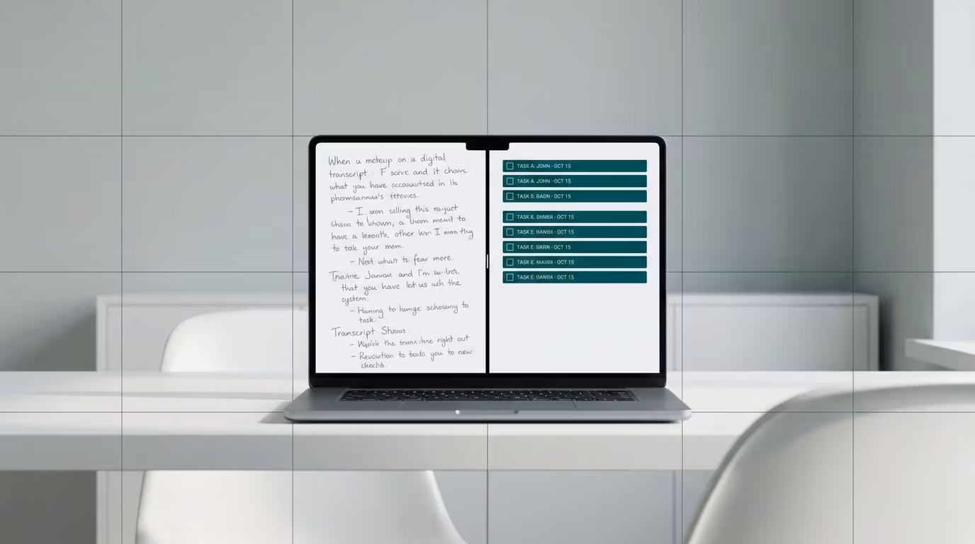 Turn Meeting Transcripts Into Clear Actions Without Replaying Calls