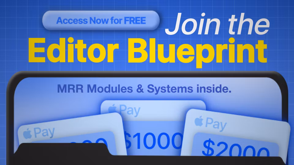 The Editor Blueprint