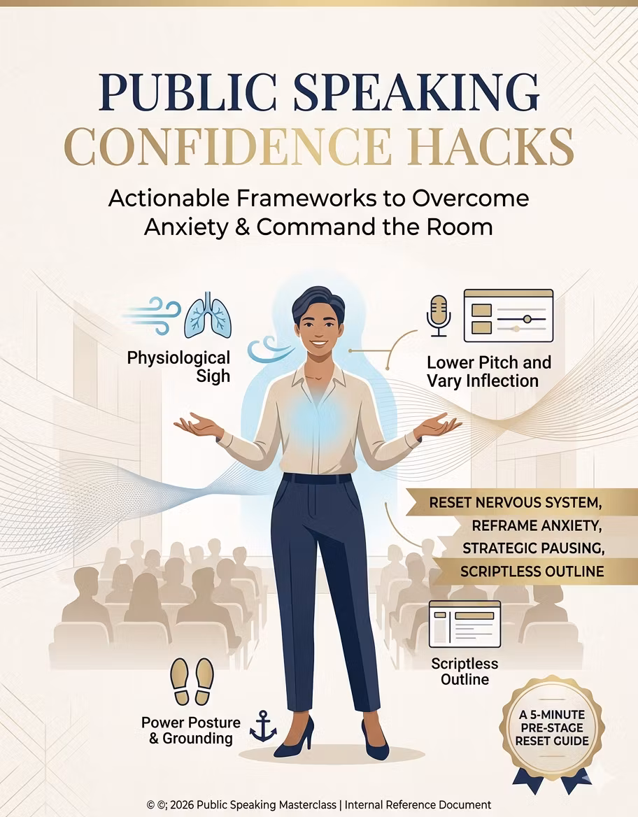 Public speaking confidence hacks