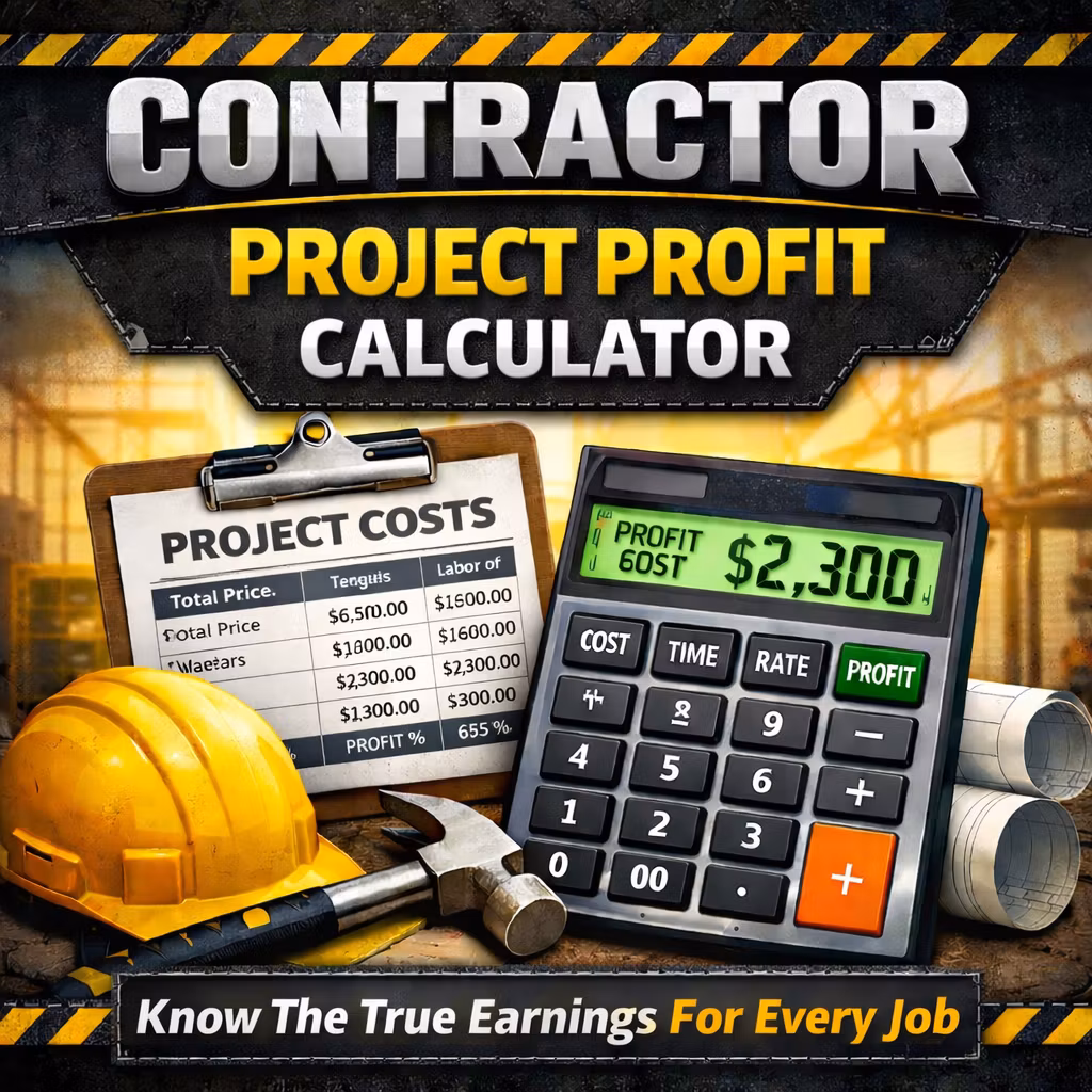 SJ Project Profit Calculator (Excel)
