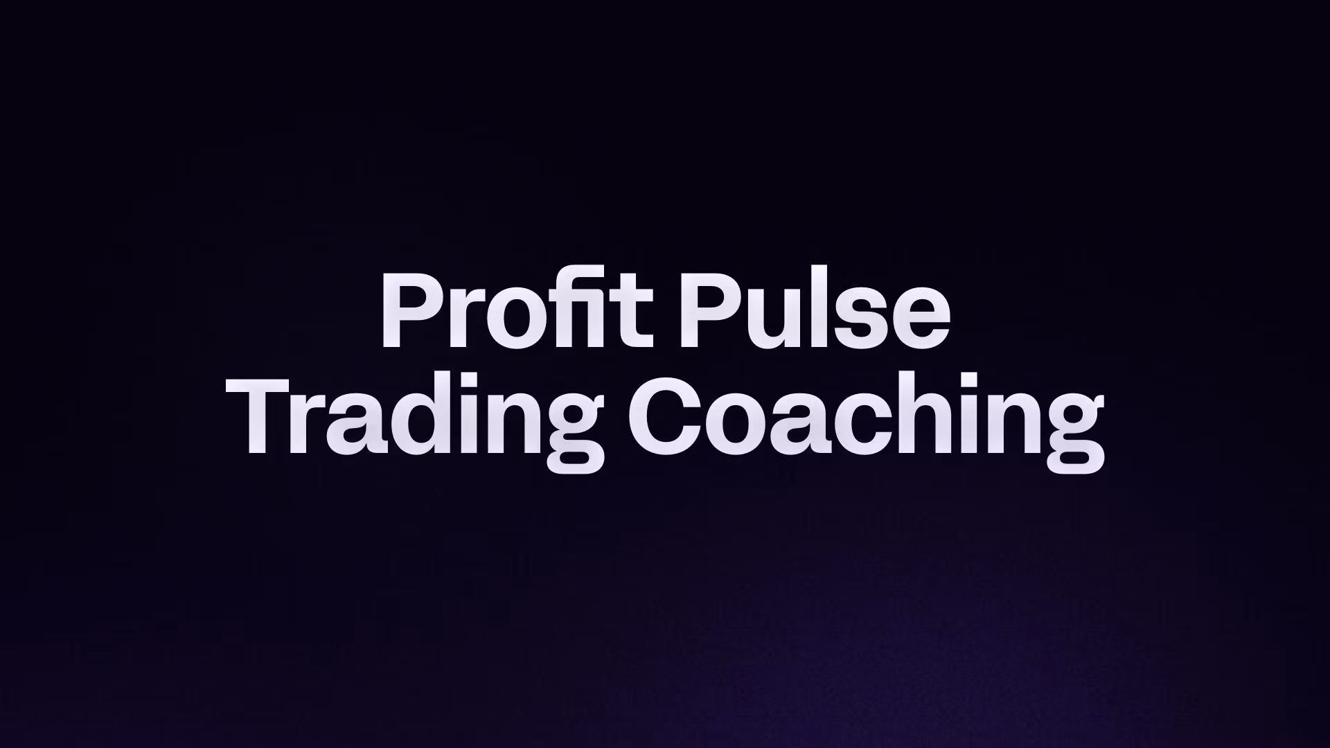 Profit Pulse Trading Coaching