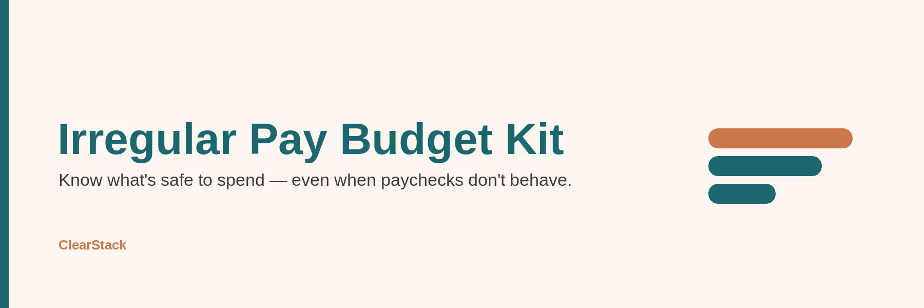 Irregular Pay Budget Kit