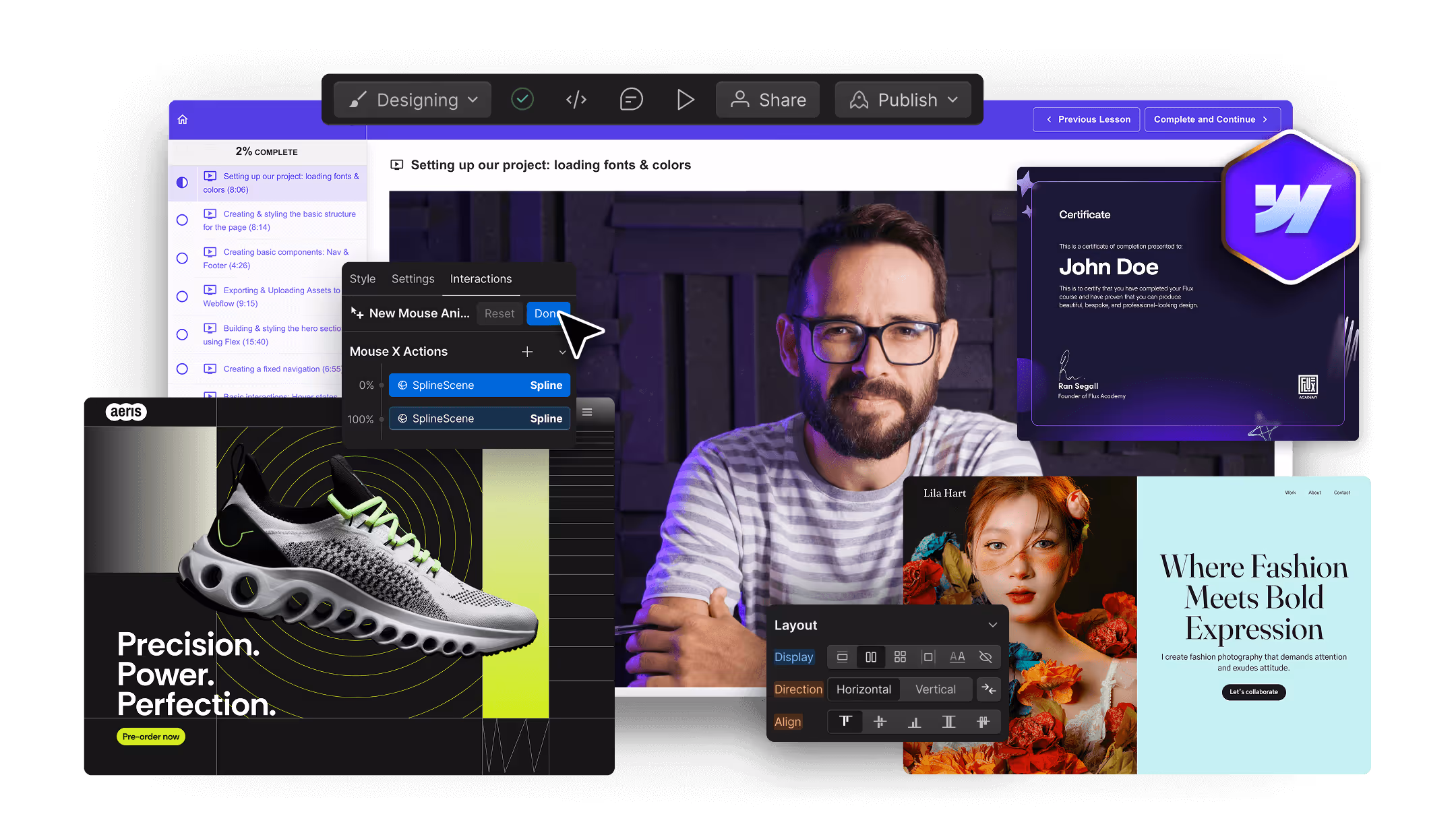 RAN SEGALL - WEBFLOW MASTERCLASS 5.1 PRO